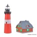 39166 KIBRI - Faro rosso con casa 1/87