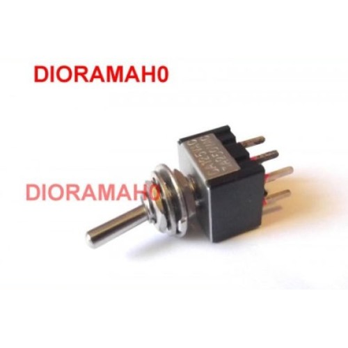 Doppio deviatore miniatura a levetta da pannello ON-ON -1061P EF 
