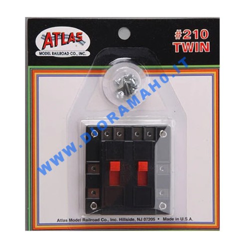 210 TWIN ATLAS - Doppio interruttore bipolare indipendenti 210 TWIN ATLAS - Doppio interruttore bipolare indipendenti