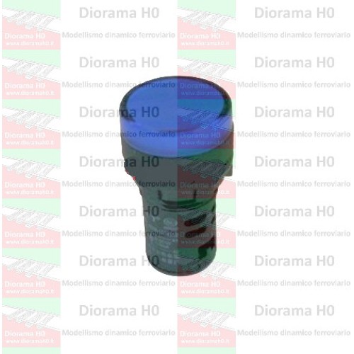 Spia luminosa colore blu a 12V