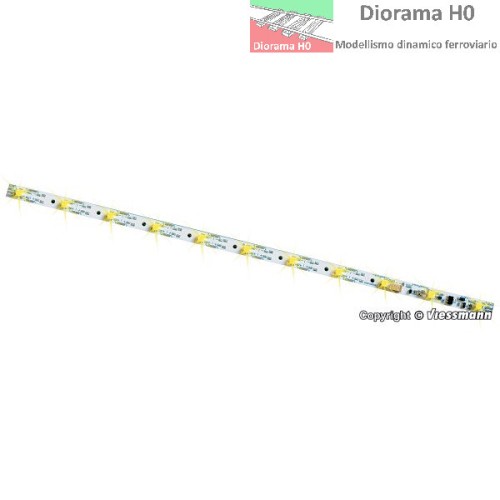 5049 VIESSMANN - Striscia Led illuminazione carrozze GIALLA 1/87