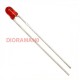 LED ROSSO 3 mm. Luminosità standard 