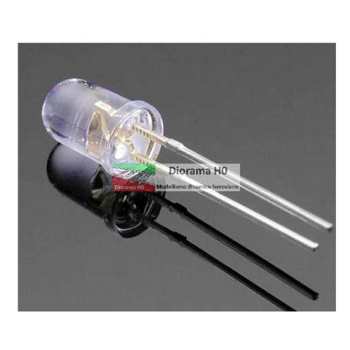 LED alta luminosità 3 mm. Giallo