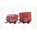 1150 PREISER - Coppia carrelli appendice 1/87 1150 PREISER - Coppia carrelli appendice 1/87