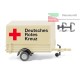 0865 04 WIKING - Rimorchio per Croce Rossa Tedesca DRK 1/87 0865 04 WIKING - Rimorchio per Croce Rossa Tedesca DRK 1/87