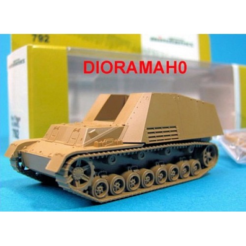 792 ROCO Minitanks - Panzer mun trager HUMMEL 1/87