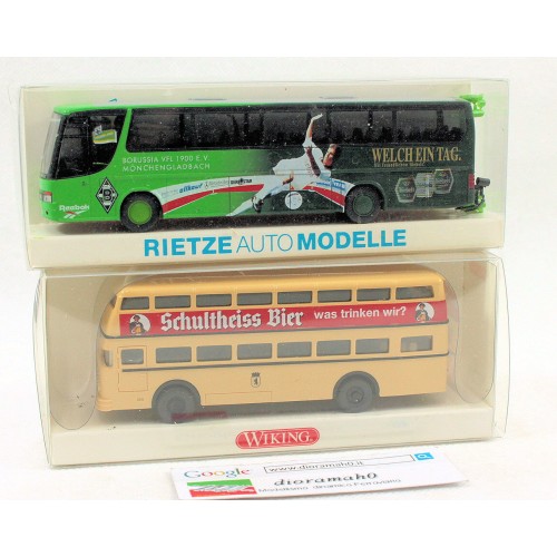 Coppia pullman - bus RIETZE WIKING 1/87