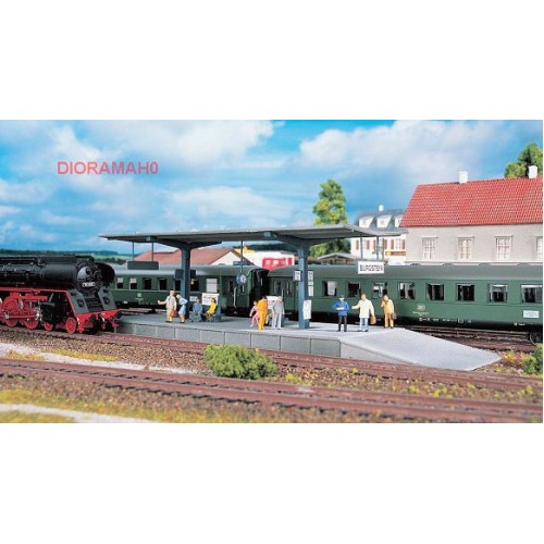 61821 PIKO - Pensilina ferroviaria con tettoia