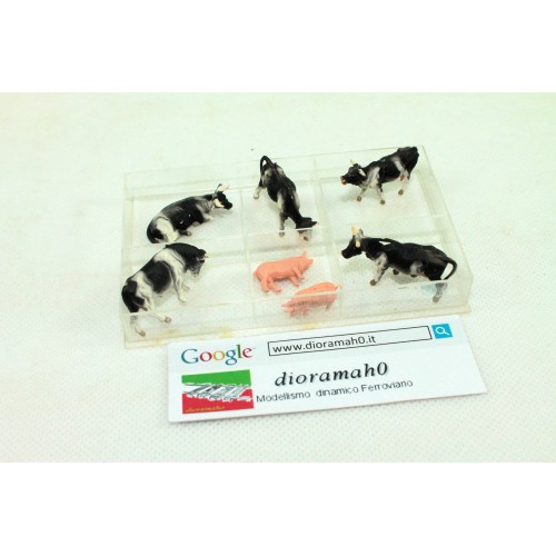 PREISER - Set mucche e maiali 1/87