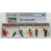 00287 DIORAMAH0 - Set personaggi a lavoro e passanti 6 pz 1/87