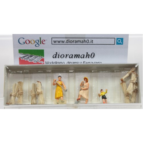 00297 DIORAMAH0 - Set di mondine accessori 1/87