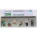 00298 DIORAMAH0 - Set personaggi venditori ambulanti 6 pz 1/87