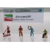 00300 DIORAMAH0 - Set personaggi vari 5 pz 1/87