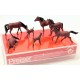 PREISER - Sette cavalli bi-colore 1/87