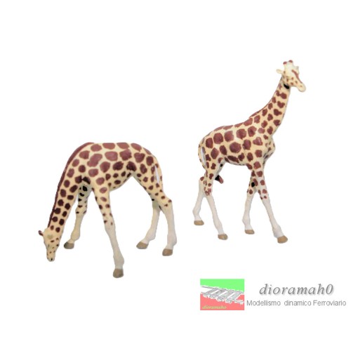 00628 PREISER - Coppia giraffe 1:87
