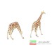 00628 PREISER - Coppia giraffe 1:87