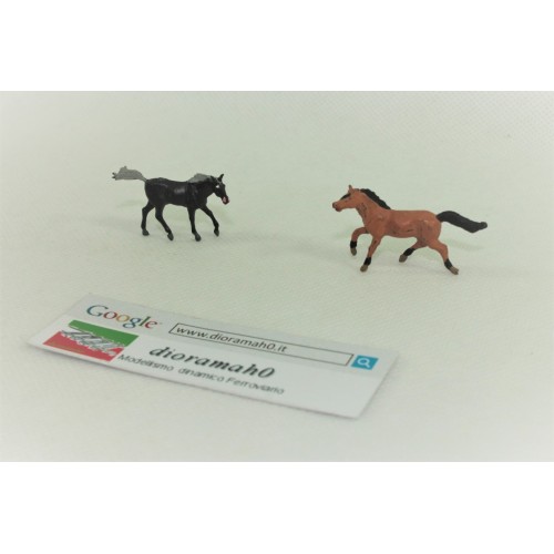 01288 KIBRI - Set due cavalli H0