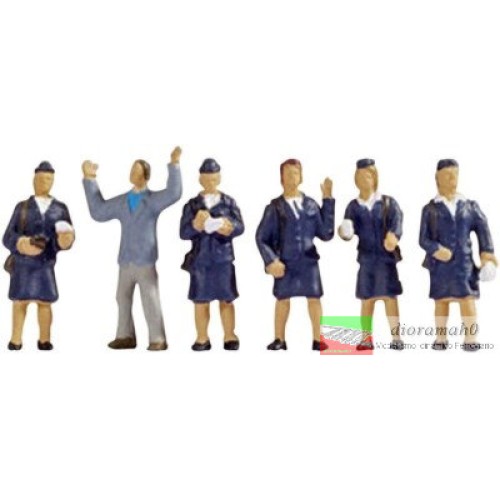 15081 NOCH - Polizia femminile con fermo 1:87 
