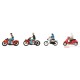 1516669 FALLER - Motociclisti 1:87