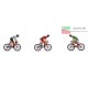 15897 NOCH - Ciclisti sportivi 1:87