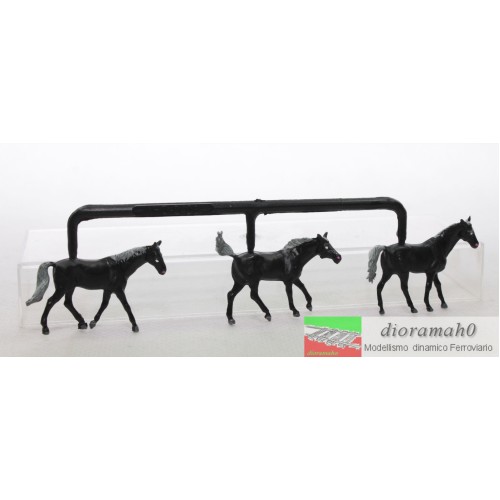 2408 MERTEN - Set di sei cavalli 1:87