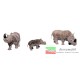 760 MERTEN - Family rinoceronti indiani 1/87