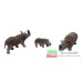 760 MERTEN - Family rinoceronti indiani 1/87
