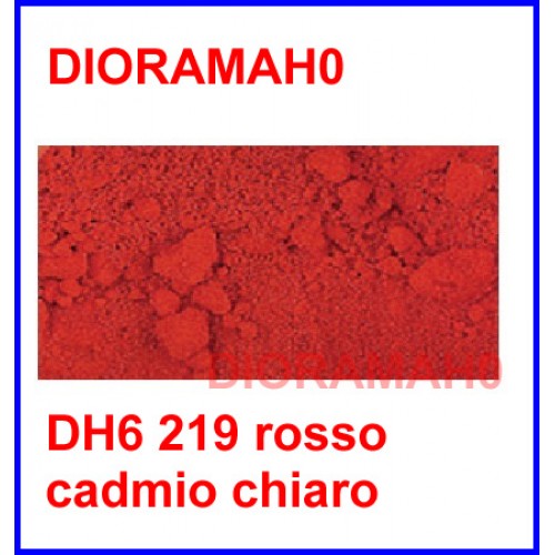 Pigmento in polvere - Rosso cadmio chiaro 30 ml