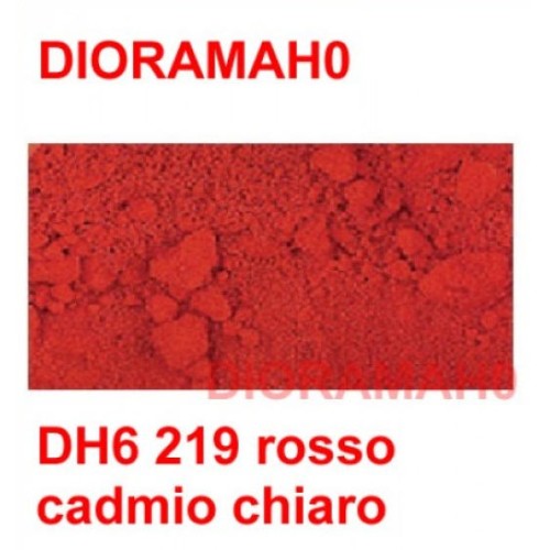 Pigmento in polvere - Rosso cadmio chiaro 30 ml