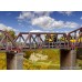 39701 KIBRI - Ponte ferroviario corto con travata in acciaio 39701 KIBRI - Ponte ferroviario corto con travata in acciaio
