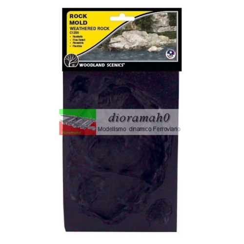 C1238 WOODLAND SCENICS - Stampo in gomma per costruire rocce e massi H0 C1238 WOODLAND SCENICS - Stampo in gomma per costruire rocce e massi H0