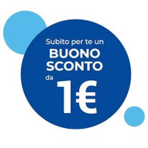 Sconto 1€  Sconto 1€