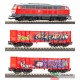 57032 PIKO - Start set Treno Merci DB AG con BR 218 - binari con massicciata 1:87 57032 PIKO - Start set Treno Merci DB AG con BR 218 - binari con massicciata 1:87