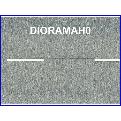 60490 NOCH - Autostrada asfalto grigio - diorama H0 