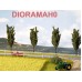 07420 NOCH - Manto erboso campo di rape con 10 cespugli - SCALA H0