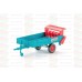 0887 03 WIKING - Rimorchio agricolo d'epoca anni 50' 1:87