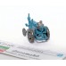 12880 WIKING - Trattore blu con operatore 1/87