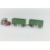 28556 01 WIKING - Trattore con due rimorchi 1/87