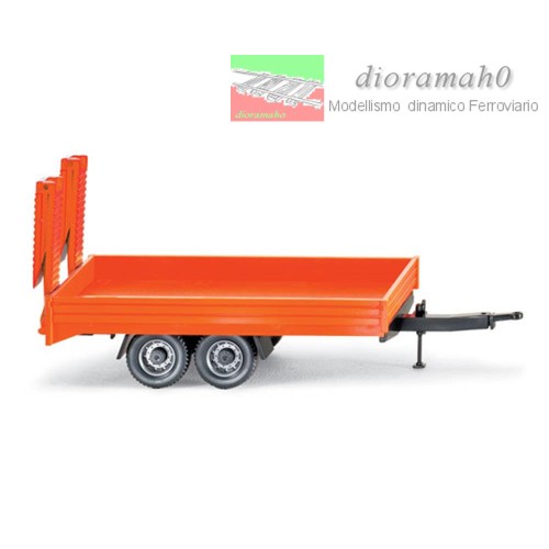 666 01 21 WIKING - Carrello per mini escavatori 1/87