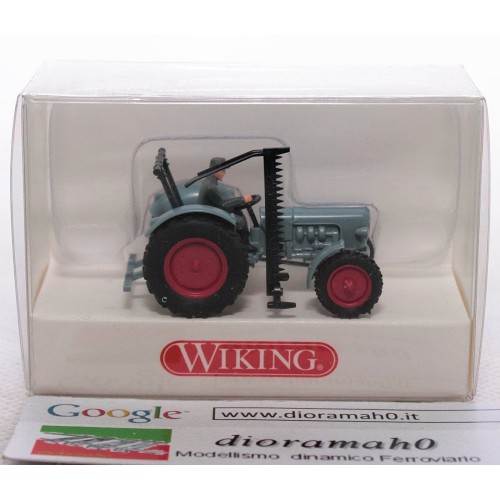 871 39 29 WIKING - Eicher Königstiger trattore con falciatrice e personaggio