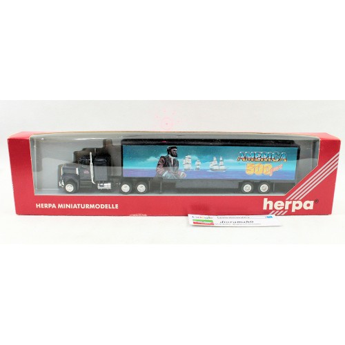 140874 HERPA - Camion americano logo 500 anni 1/87 