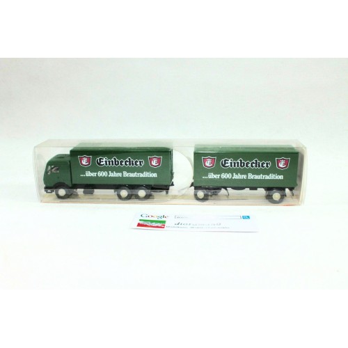 457/331 WIKING - Autosnodato Mercedes con rimorchio "Finbecker"