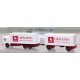 471 WIKING - Auto rimorchio MAN logo UNL 1/87