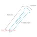 PPU8174/PB  Modelcraft - 100 Chiodini neri 7mm