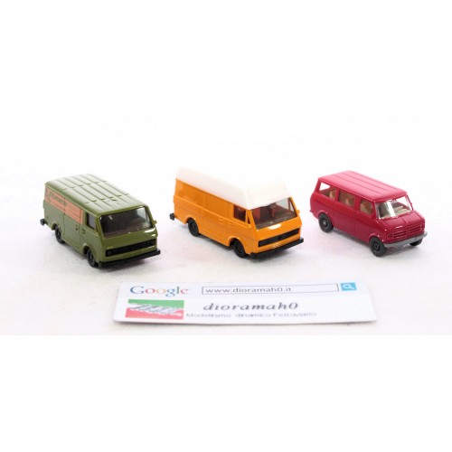 Tre Furgoni Herpa-Wiking 1/87