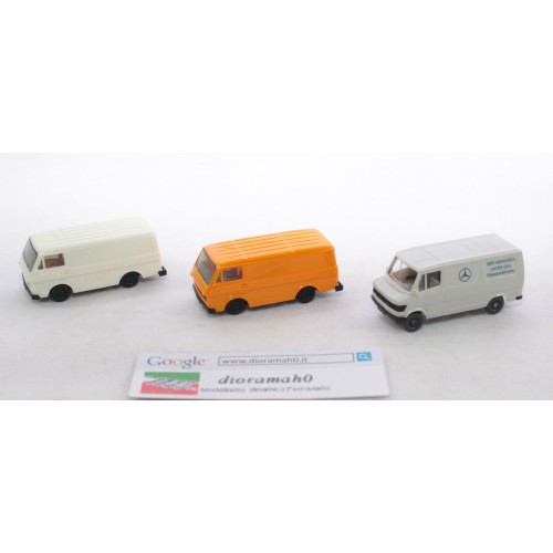Set di tre furgoni 1/87 HERPA WIKING