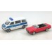 Coppia auto furgone HERPA- BMV Cabrio VW Furgone 1/87