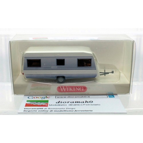 092 02 25 WIKING - Caravan - roulotte 1/87